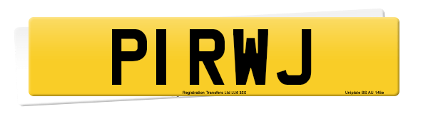 Registration number P1 RWJ